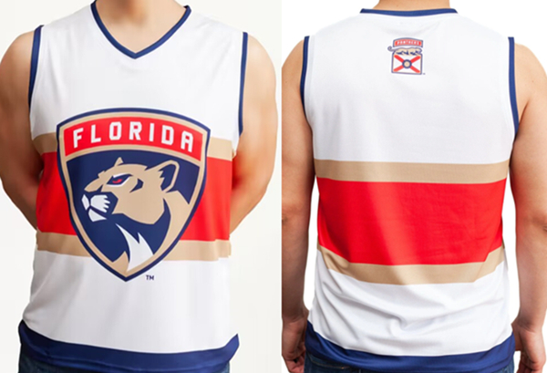 Men's Florida Panthers White Tank Jersey